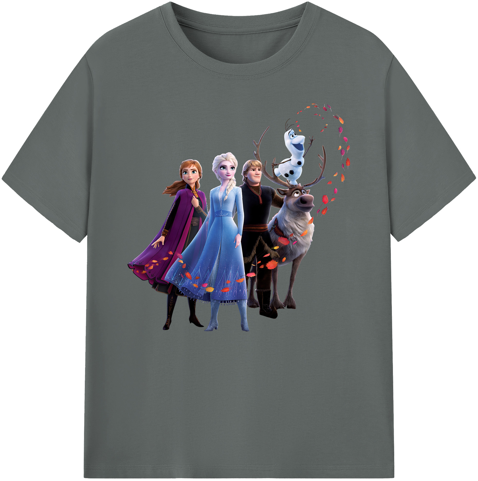 （画像用） アナと雪の女王 アンナ エルサ Frozen Anna Elsa 綿100％ メンズ半袖Tシャツ｜肌触りやわらか＆通気性